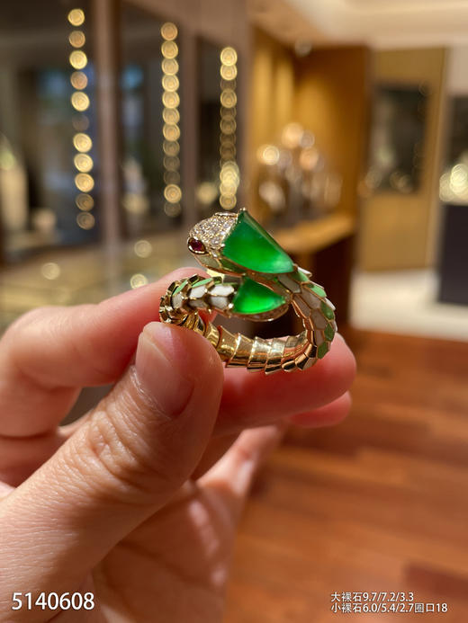 5140608，蛇戒指。具体价格微信咨询 商品图0