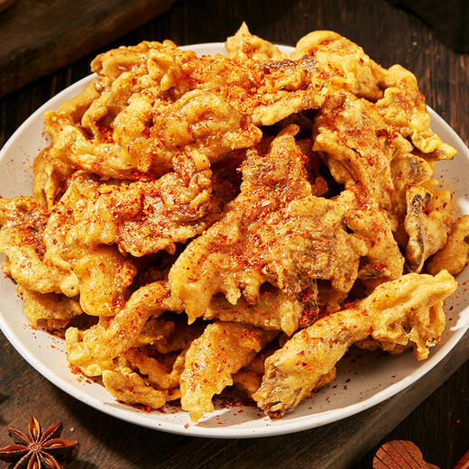 【速抢❗️29.9秒4大袋🔥酥炸平菇】炸鲜蘑，赛肉香，椒麻鲜香，外酥里嫩，休闲解馋空气炸锅美食油炸蘑菇小吃火锅-d 商品图0