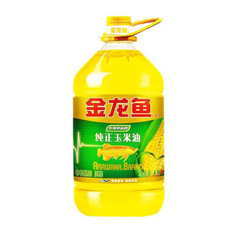 金龙鱼食用油 纯正玉米油4L 非转基因 压榨一级 2桶 /粮油调味 /食用油 /其他油 商品图0