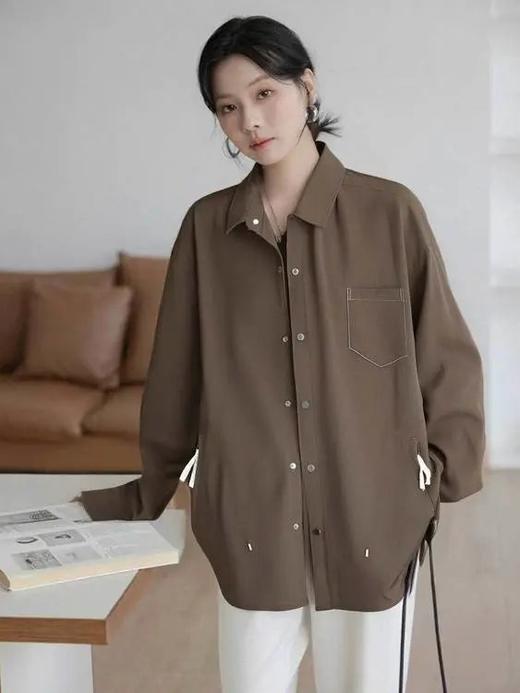 （小眠专属）Schenvega户外山系情侣骨鸟格三防衬衣外套 B49-4217 商品图0