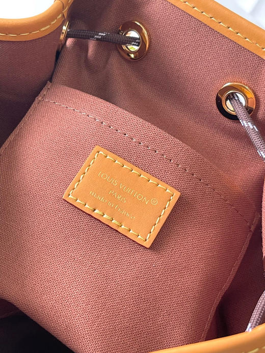 夏季特惠💰930 原单LV M14017 尺寸：24×22×16cm NOÉ CARGO 老花水桶包 变码芯片 商品图8