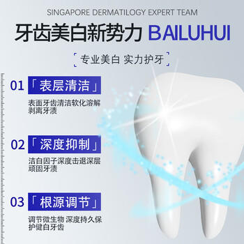 BAILUHUI美白牙膏小苏打去口臭去黄去牙结石去牙渍亮白热销金榜第一名 /个人护理 /口腔护理 /牙膏 商品图2
