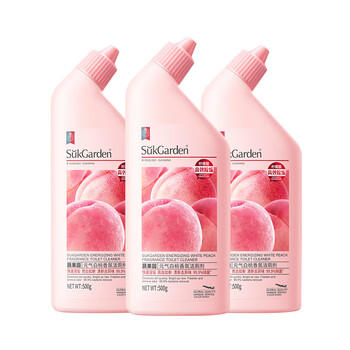 蔬果园元气白桃香氛洁厕灵 除臭留香高效除菌除垢护釉亮洁 500g*3 /家庭清洁/纸品 /家庭环境清洁 /洁厕灵 商品图4