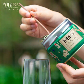 竹叶青1964绿茶 峨眉山茶特级50g 预定2026鲜茶自己喝罐装茶叶15001 /水饮冲调 /茗茶 /绿茶 商品图2