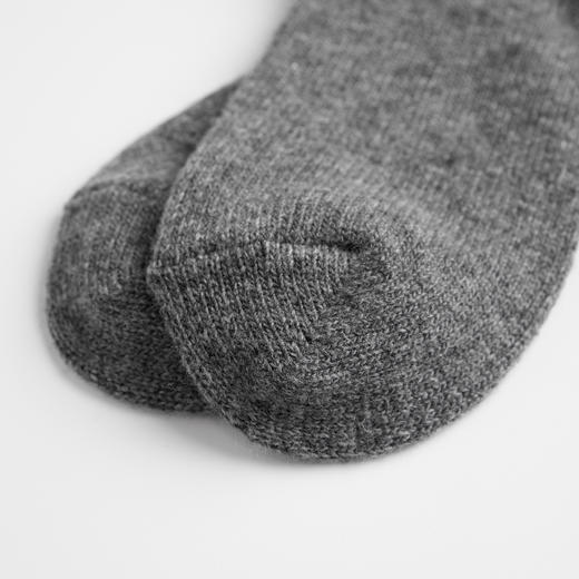 ROMI STUDIO“随手穿”灰色绵羊毛锁温保暖舒适中筒袜子RWCWP33925 商品图1
