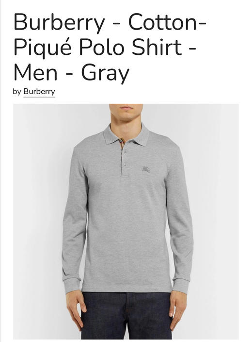 B.B 25秋季新款 纯棉珠地长袖Polo衫 CX206 商品图5