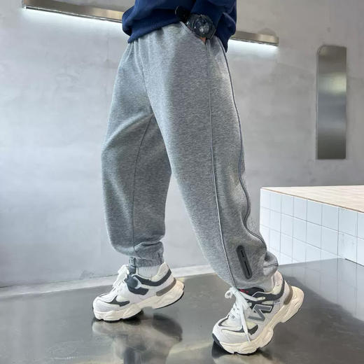 儿童装男童运动裤子秋季2025新款韩版洋气长裤中大童炸街束脚卫裤 商品图2