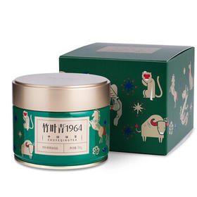 竹叶青1964绿茶 峨眉山茶特级50g 预定2026鲜茶自己喝罐装茶叶15001 /水饮冲调 /茗茶 /绿茶