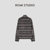 ROMI STUDIO“复古知秋”抓绒保暖八角花纹摇粒绒短外套RWCAWD5511  商品缩略图1