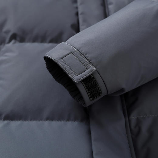 【含鸭绒】圣得西男士可拆卸连帽羽绒服2025冬季新款扛皱百搭外套 商品图14