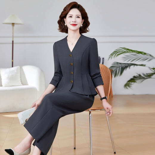 FW 2529妈妈装休闲套装大码宽松 商品图3