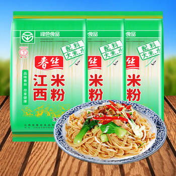 春丝江西米粉米线螺蛳粉干米粉大米制作绿色食品江西特产1kg*3包 /粮油调味 /方便食品 /特色米粉/米线 商品图5