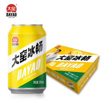 大窑凤梨味果汁汽水碳酸饮料易拉罐330mL*24罐冰畅整箱 /水饮冲调 /饮料 /碳酸饮料 商品图5
