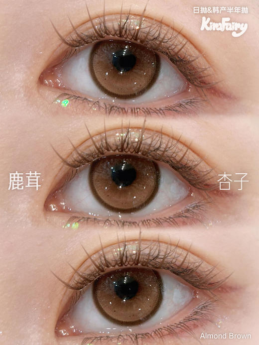 大直径浅瞳丨鹿茸杏子·Kira Fairy丨琥珀浅瞳14.5mm（半年抛/2片装） 商品图8