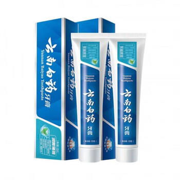 云南白药（YUNNANBAIYAO）牙膏 润爽薄荷型牙膏125G*2支装 清新淡雅 /个人护理 /口腔护理 /牙膏 商品图3