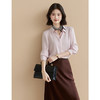 OPH W5202通勤简约OL真丝衬衫早秋气质桑蚕丝上衣 商品缩略图3