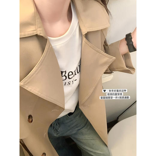 <曾小咸推荐>3.23现货秒杀 ！微信超特价！美拉德中长款风衣外套 日常329.99 立减160 秒杀169.99！！ 商品图3