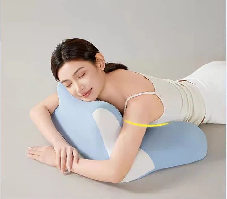 XMAI · 三合一趴趴枕，分区支撑，准确承托，慢回弹记忆棉，猫趴、熊靠、躺平都舒服
