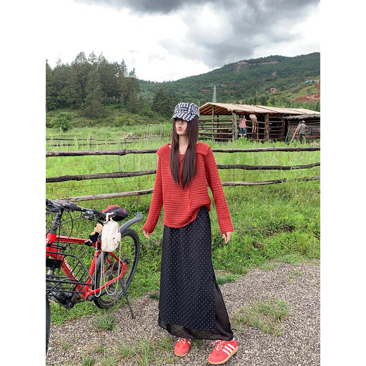 <曾小咸推荐>现货秒杀 ！微信超特价！慵懒风镂空针织衫 日常199.99 立减110 秒杀89.99！！ 商品图4