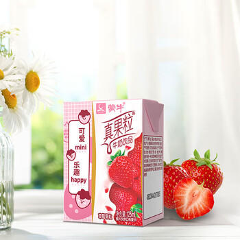 蒙牛迷你真果粒牛奶125ml*36盒草莓味果粒饮品儿童营养早餐牛奶礼盒装 /水饮冲调 /常温奶 /含乳饮品 商品图3