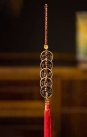 朱炳仁铜五帝钱（古铜色一串）