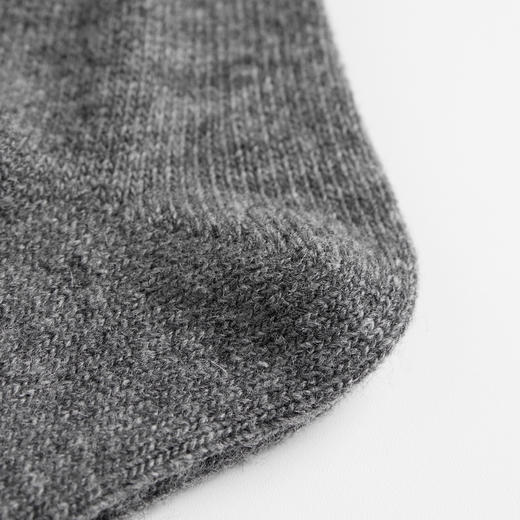 ROMI STUDIO“随手穿”灰色绵羊毛锁温保暖舒适中筒袜子RWCWP33925 商品图3