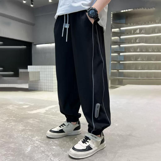 儿童装男童运动裤子秋季2025新款韩版洋气长裤中大童炸街束脚卫裤 商品图3