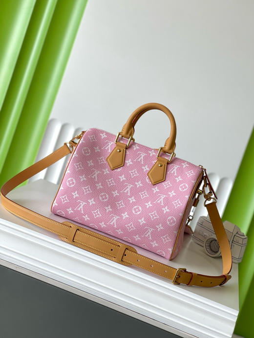 夏季特惠💰1580 原单LV M13914 尺寸：30×21×17cm SPEEDY P9 全皮枕头包 变码芯片 商品图2