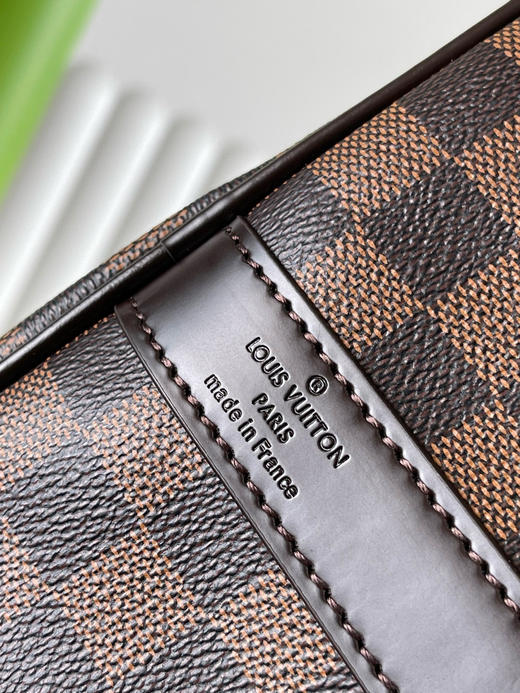 夏季特惠💰1000 原单LV N41414 尺寸：55×31×24cm KEEPALL 啡格旅行袋 变码芯片 商品图8