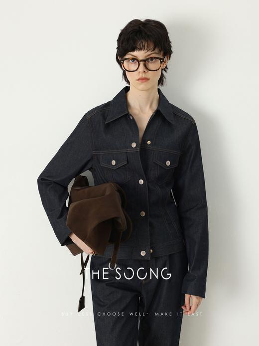 THESOONG|‘摩登套装’90s雅痞收腰弹力牛仔套装HBNZ7266/HBNZ7272 商品图3