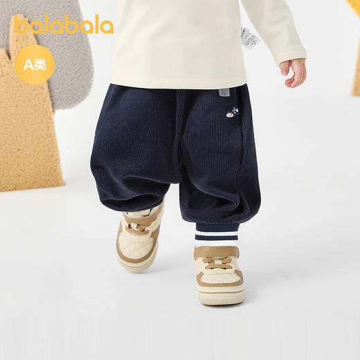 巴拉巴拉童装儿童长裤男女童运动裤冬装宝宝长裤子休闲时尚保暖 商品图0