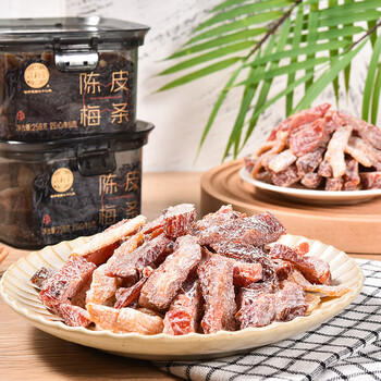 泉利堂陈皮梅条258g罐 西梅话梅蜜饯果干果脯办公室休闲零食伴手礼品盒 /休闲食品 /蜜饯果干 /陈皮蜜饯 商品图5