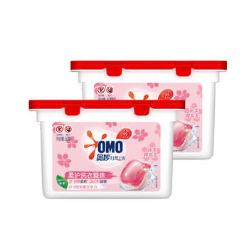 奥妙樱花柔护浓缩洗衣液（凝/珠） 400G*2盒 除菌除螨柔顺留香三合一 /家庭清洁/纸品 /衣物清洁 /普通洗衣液 商品图5