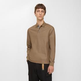 B.B 斩马刺绣 纯棉珠地长袖Polo衫 CX206