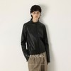 THESOONG"松弛兼容"纯羊皮垂顺廓形哑光面立领皮衣HWPY7530 商品缩略图2