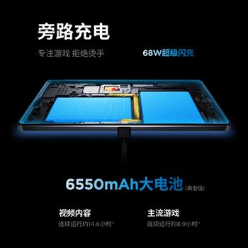 联想平板电脑  拯救者Y700三代 8.8英寸mini小平板 165Hz高刷电竞 骁龙8Gen3 2.5K 12+256G黑 /电脑、办公 /电脑整机 /平板电脑 商品图3