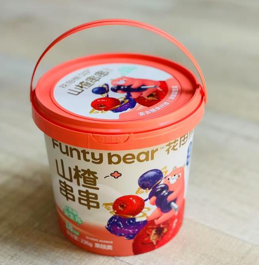 花田熊山楂串串236g（18支）桶装（两种口味） 商品图1