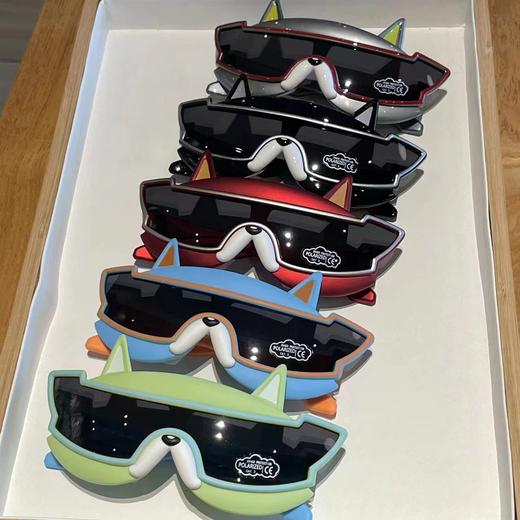 【卡通造型可爱】法斗一体镜片儿童太阳镜软硅胶男童耍酷墨镜宝宝偏光眼镜卡通小狗。ra 商品图5