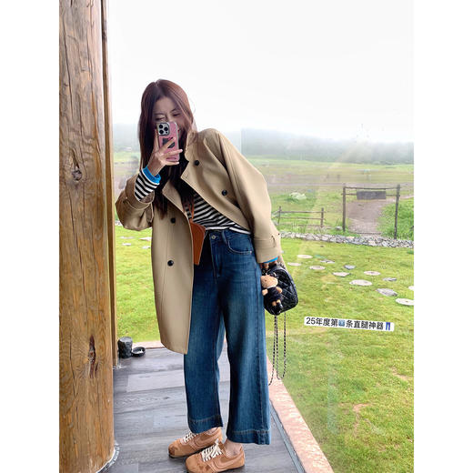 <曾小咸推荐>现货秒杀 ！微信超特价！韩系直筒九分牛仔裤 日常189.99 立减90 秒杀99.99！！ 商品图2