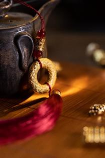 朱炳仁铜 吉祥平安环 商品图3