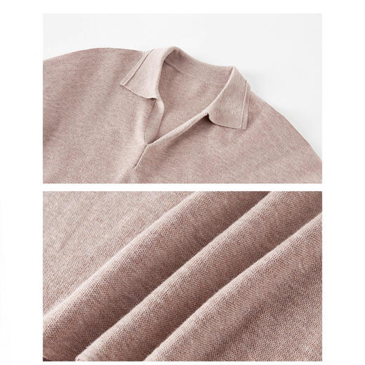 OSL 9319秋季套装时尚洋气宽松上衣+阔腿裤针织两件套装潮 商品图3