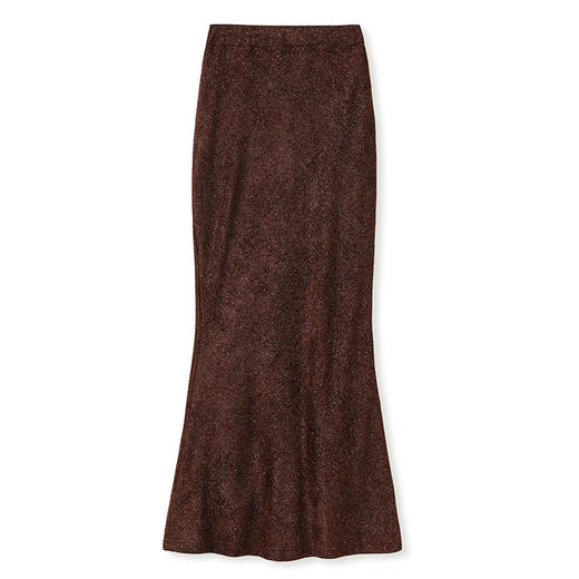 SS MY058新中式高级设计烫金加厚鱼尾裙国风气质半裙 商品图4