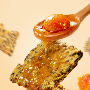 来伊份黑金锅巴240g 咸蛋黄味膨化食品休闲零食小包装解馋小吃 /休闲食品 /膨化食品 /锅巴 商品图1