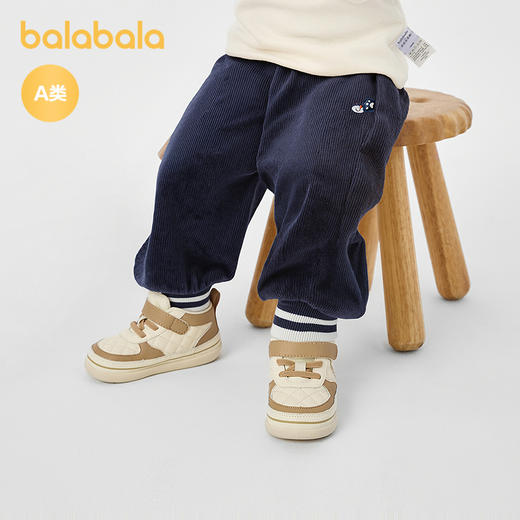 巴拉巴拉童装儿童长裤男女童运动裤冬装宝宝长裤子休闲时尚保暖 商品图2