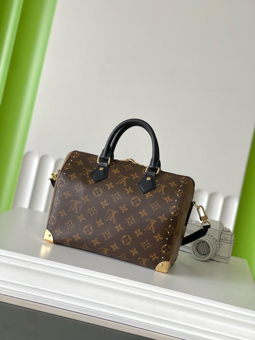 夏季特惠💰850 原单LV M26181 尺寸：27×20×15cm SPEEDY TRUNK 老花枕头包 变码芯片 商品图2