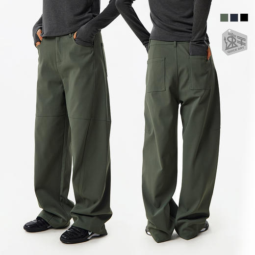 CryingCenter 速干弯刀裤 高腰微弹 哭喊中心 商品图0