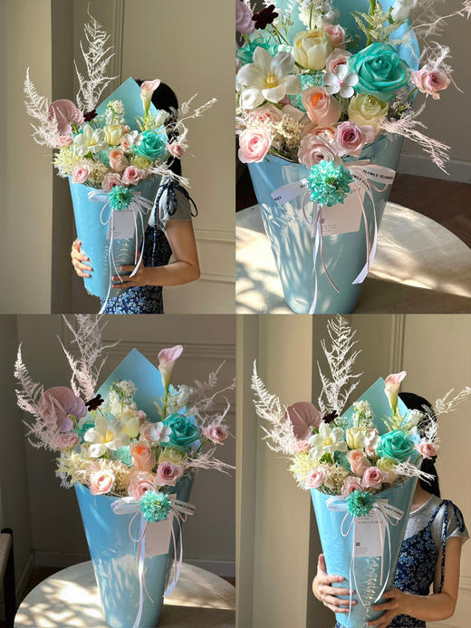 薄荷海盐冰淇淋花桶 商品图1