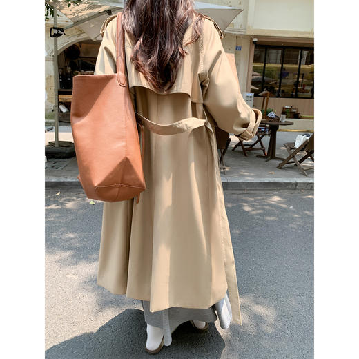 <曾小咸推荐>3.23现货秒杀 ！微信超特价！美拉德中长款风衣外套 日常329.99 立减160 秒杀169.99！！ 商品图4