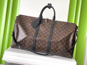 夏季特惠💰1000 原单LV M56714 尺寸：55×31×24cm KEEPALL 老花旅行袋 变码芯片