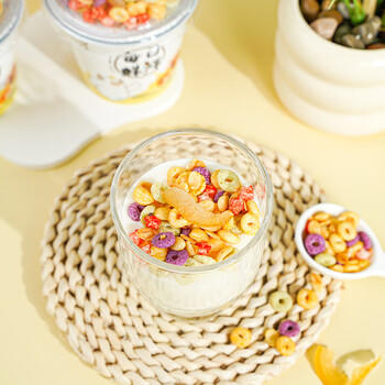 认养每日鲜拌酸奶180g*6杯搅拌酸奶杯搅谷物水果麦片早餐代餐零食 /水饮冲调 /常温奶 /酸奶 商品图1